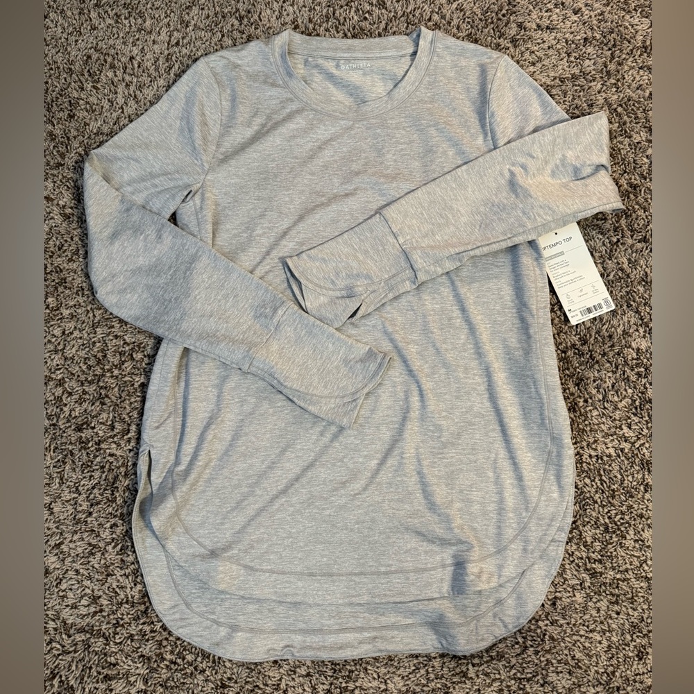 Athleta Uptempo Top, Norwegian Gray